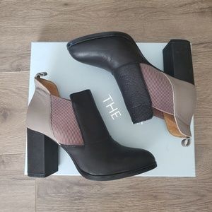 Shoe The Bear Elise L Bootie in Black/Taupe